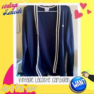 Vintage Lacoste Cardigan